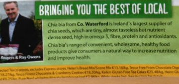 Chia bia now available nationwide in all Tesco Stores!!!