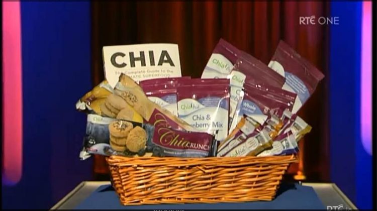The Late Late Show launches new “Chia Crunch” biscuits!