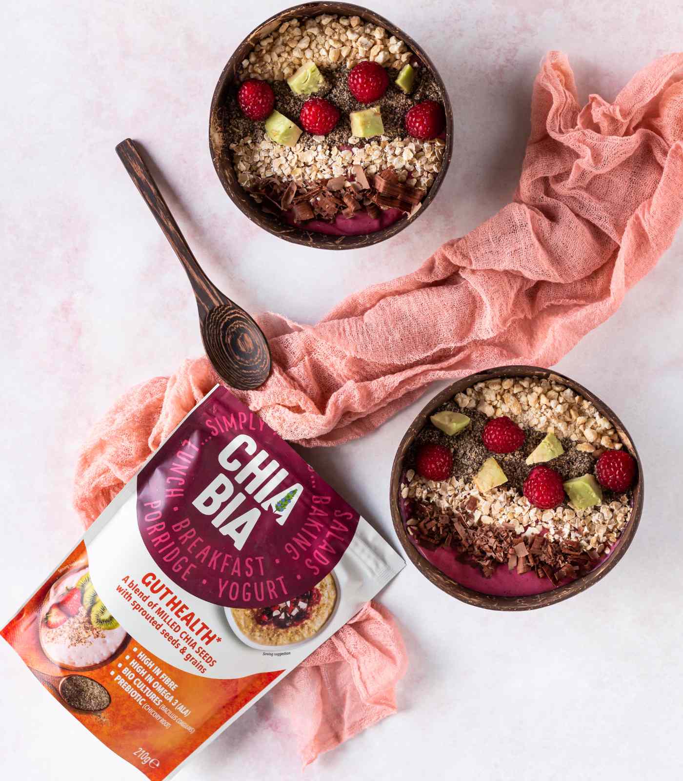 Smoothie Bowls for gut health ingredients