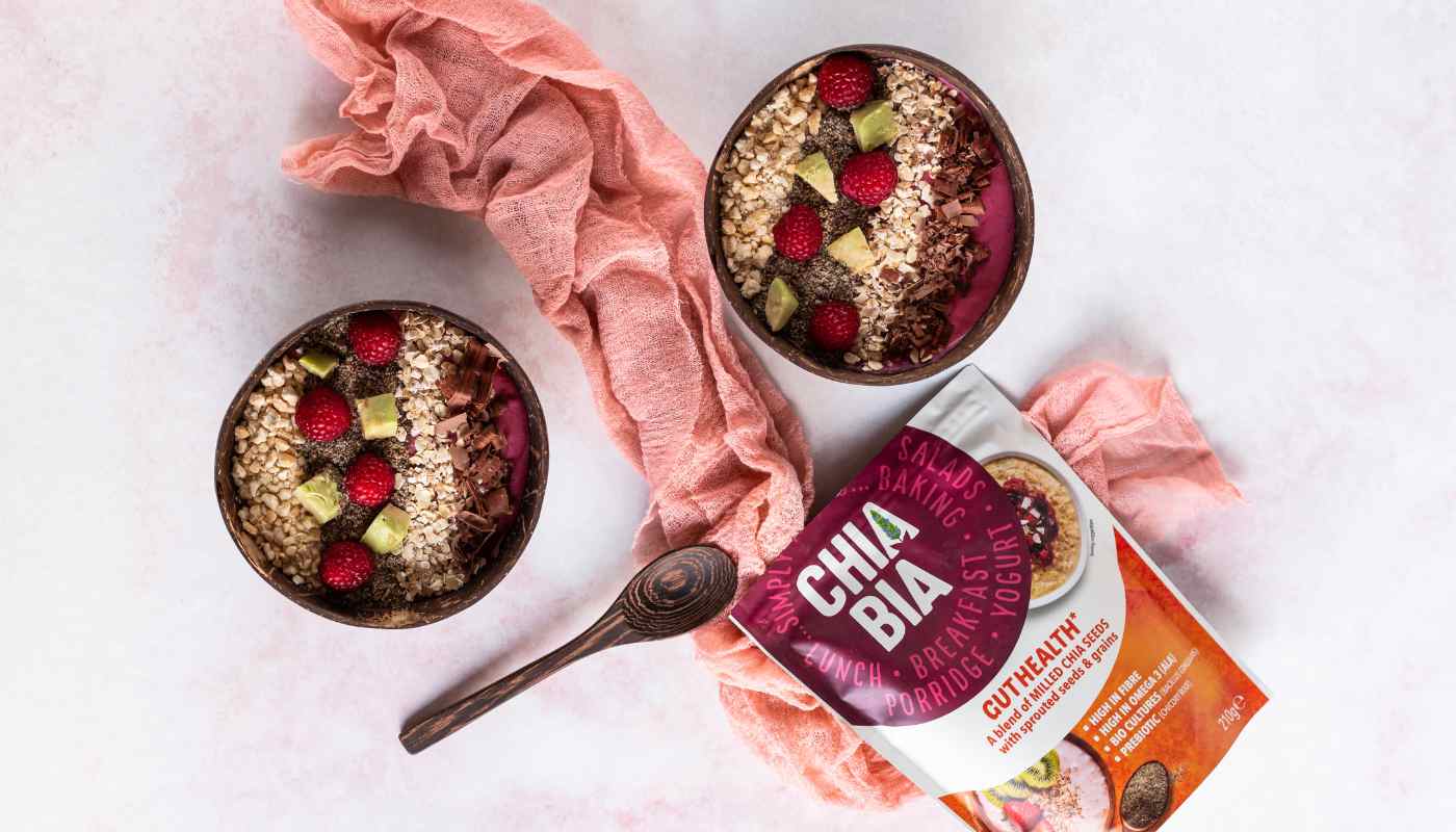 Gut Health Recipe Smoothie Bowl Sweet Raspberry
